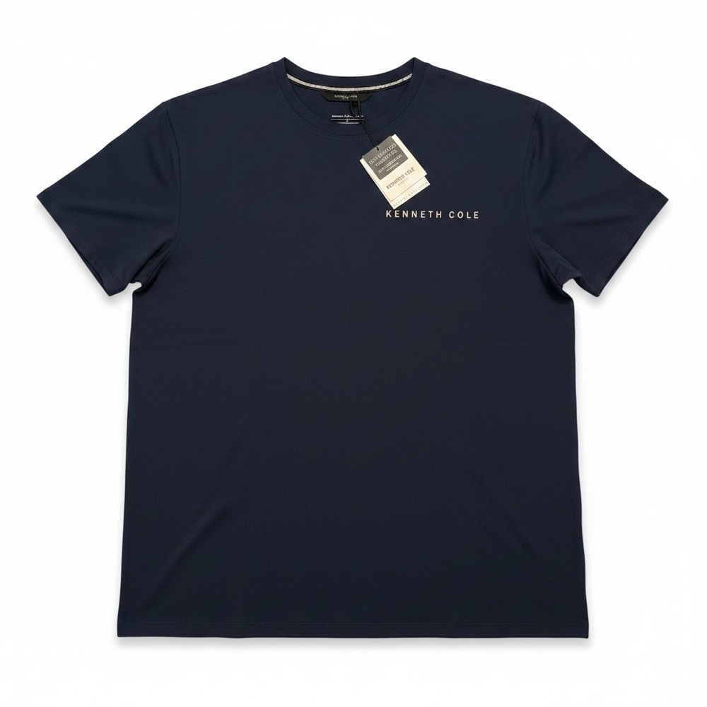 Kenneth Cole Men's Dark Navy Short-Sleeve Crew Tee